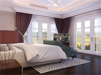 Thiết kế nội thất phòng ngủ 5 sao phong cách hoàng gia